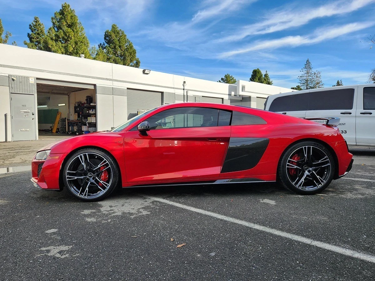 Window tint installed on a sedan in San Jose