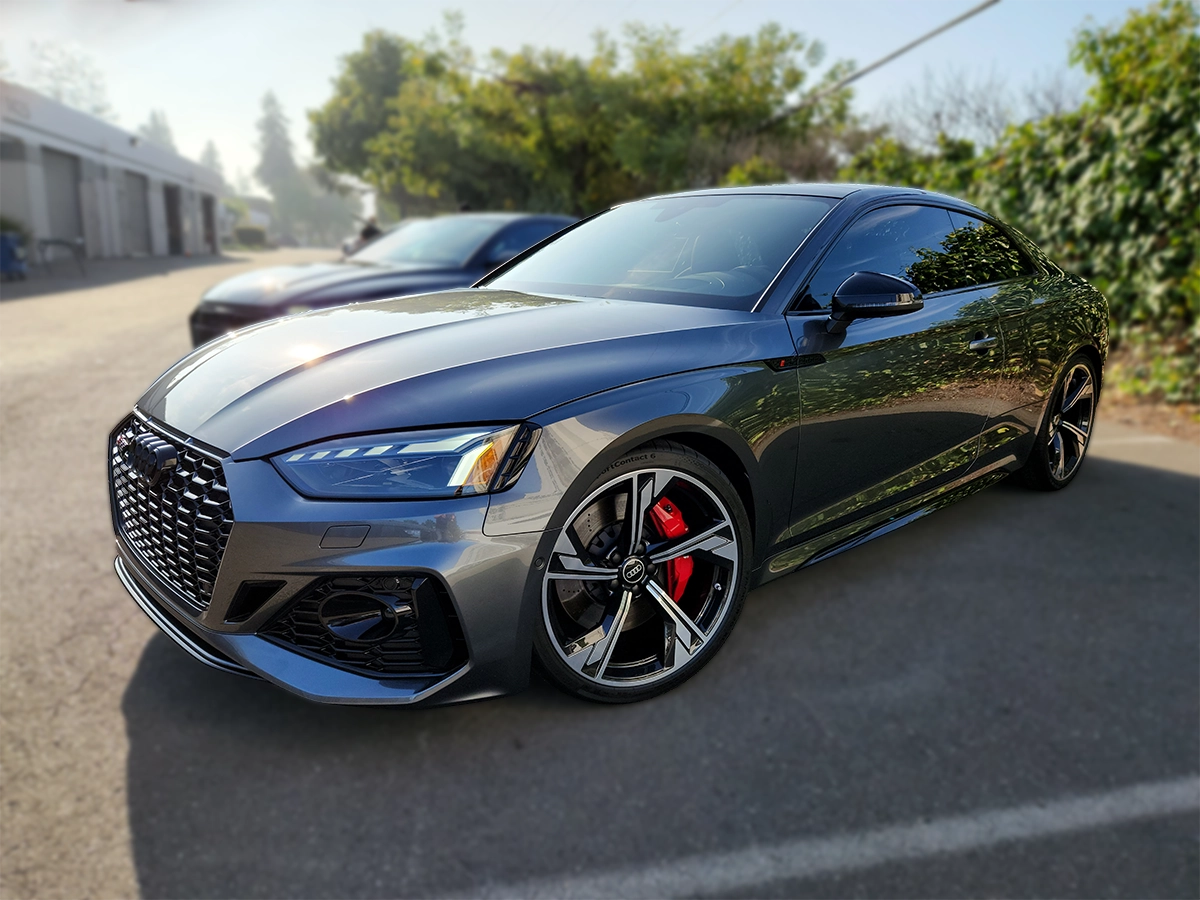 Car with legal window tint installed by Silicon Valley Auto Glass and Window Tinting in San Jose